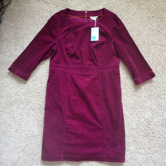♥️NWT♥️ BODEN WOMENS CORDEROY DRESS - Picture 1 of 7